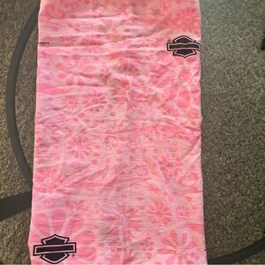 Harley-Davidson Pink Floral Face Mask